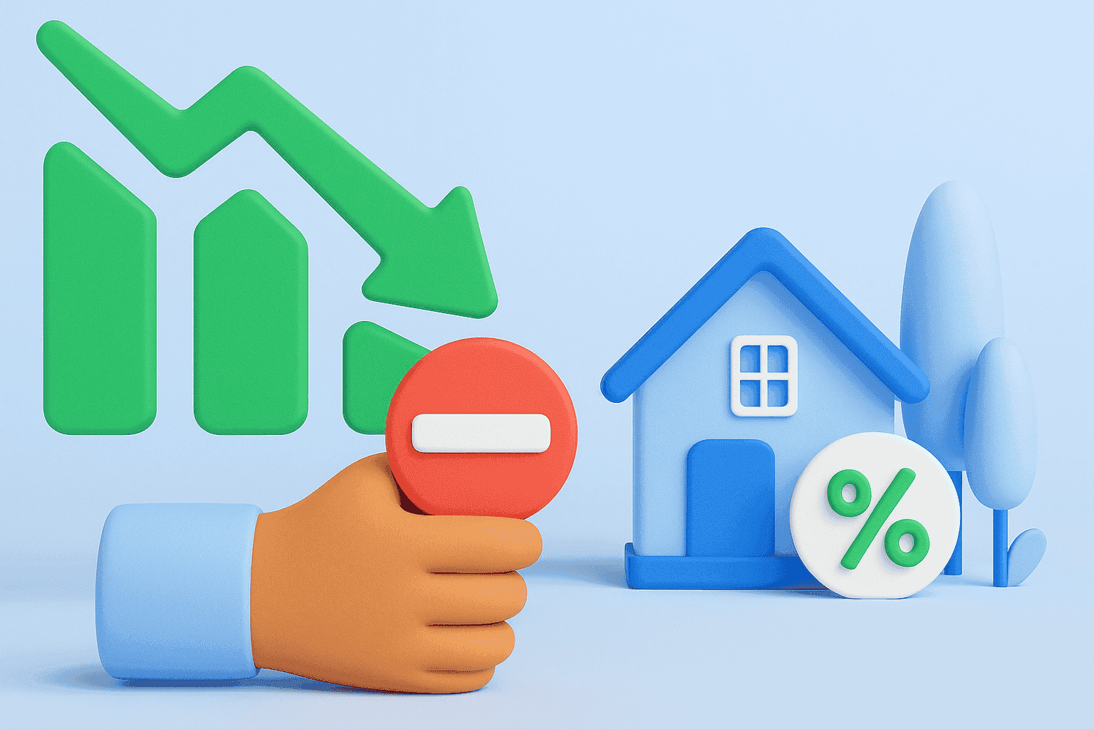 Crédit immobilier : la baisse des taux est bien terminée