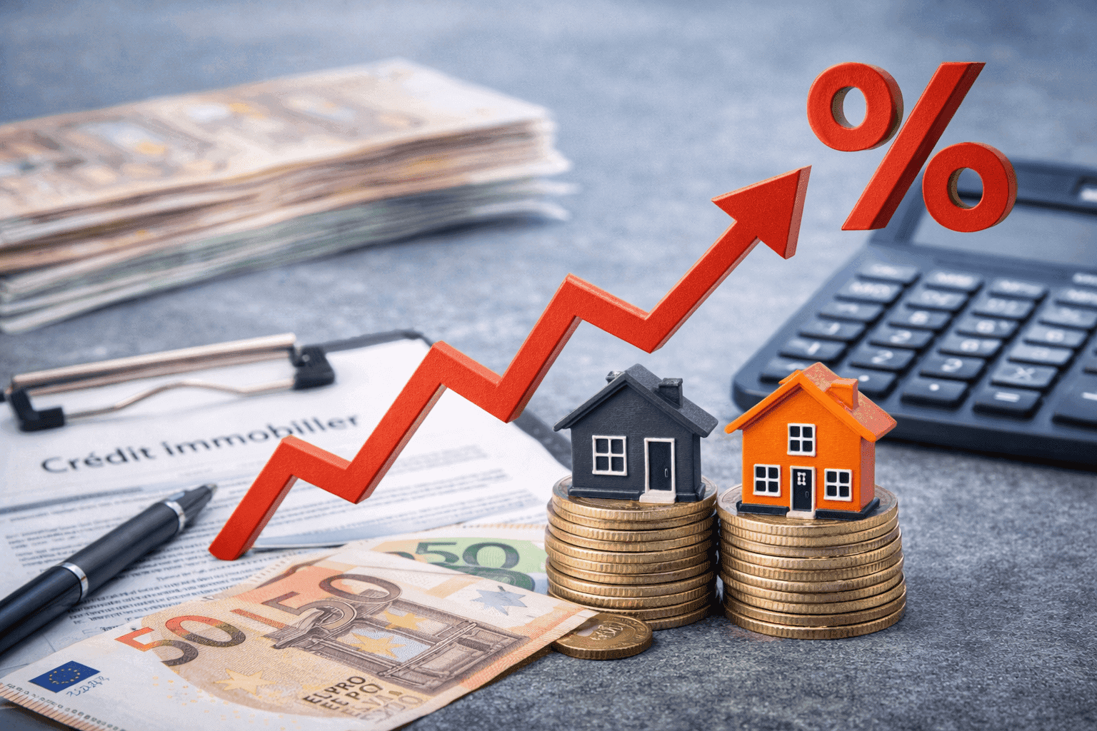 Crédit immobilier : les taux poursuivent leur hausse en février