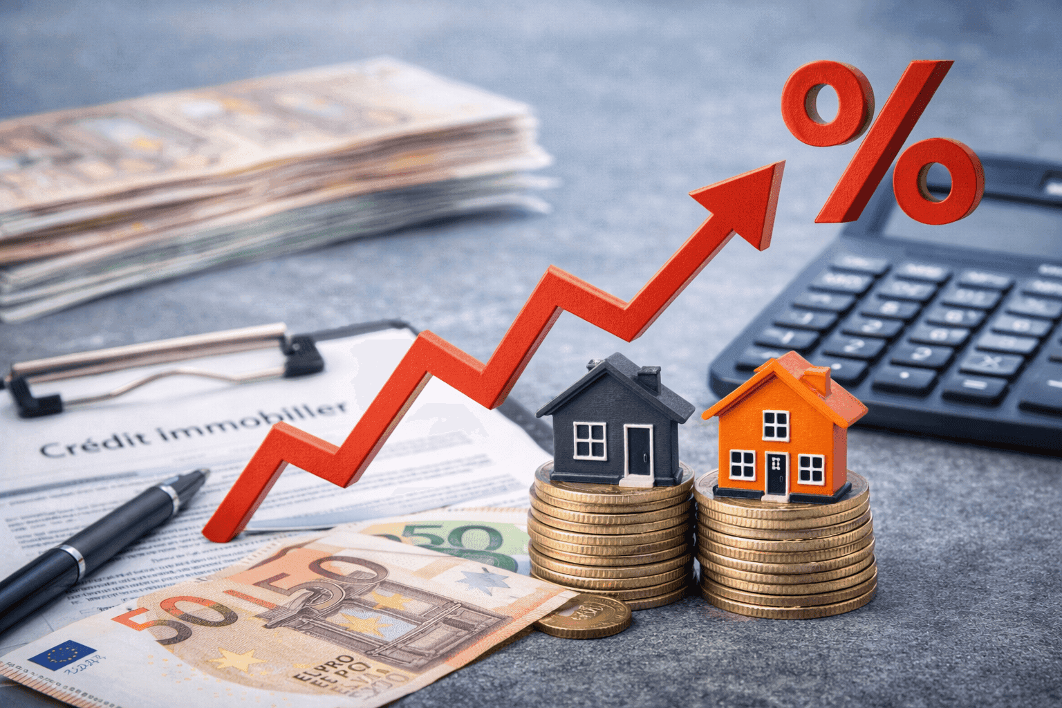 Crédit immobilier : les taux poursuivent leur hausse en février